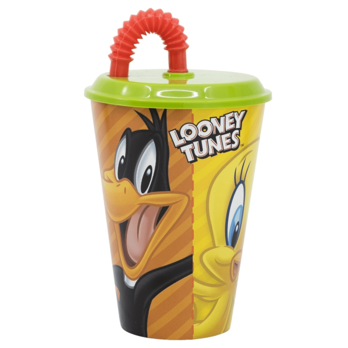 Drikkekopp med sugerør - Looney Tunes Heroes