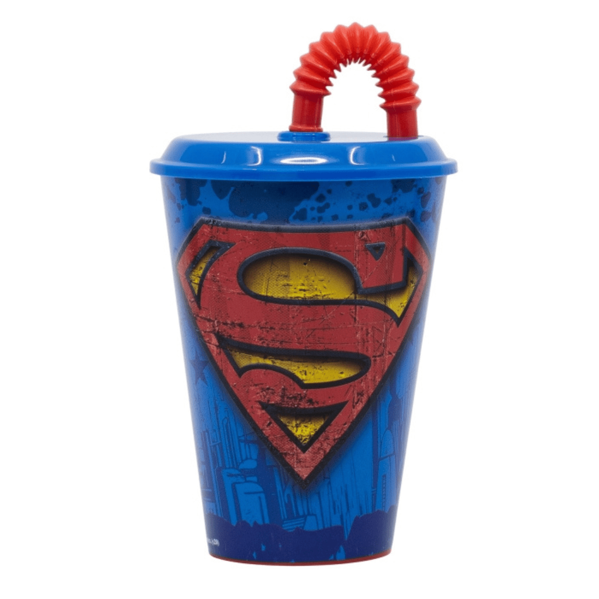 Drikkekopp med sugerør - Spiderman Symbol