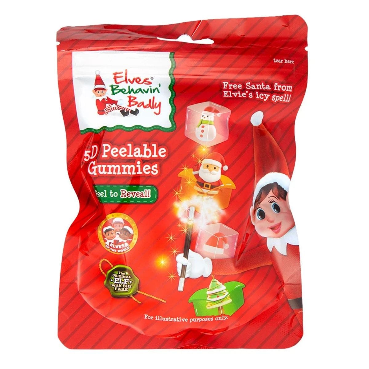 Elves Behavin' Badly 5D Peelable Gummies 60g