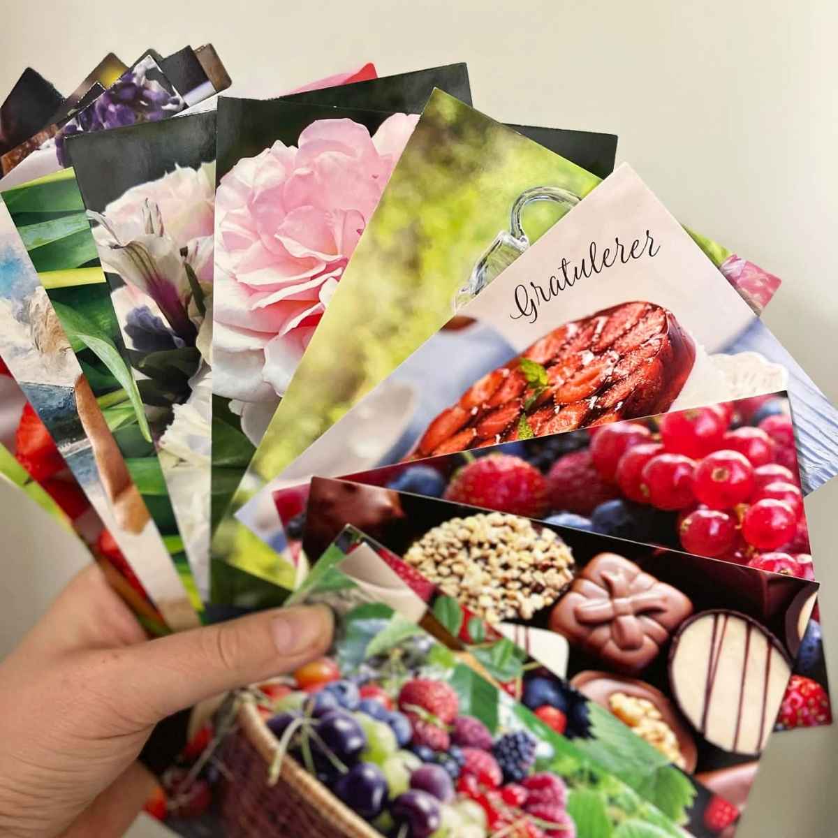 Enkle kort 10pk - Assorterte