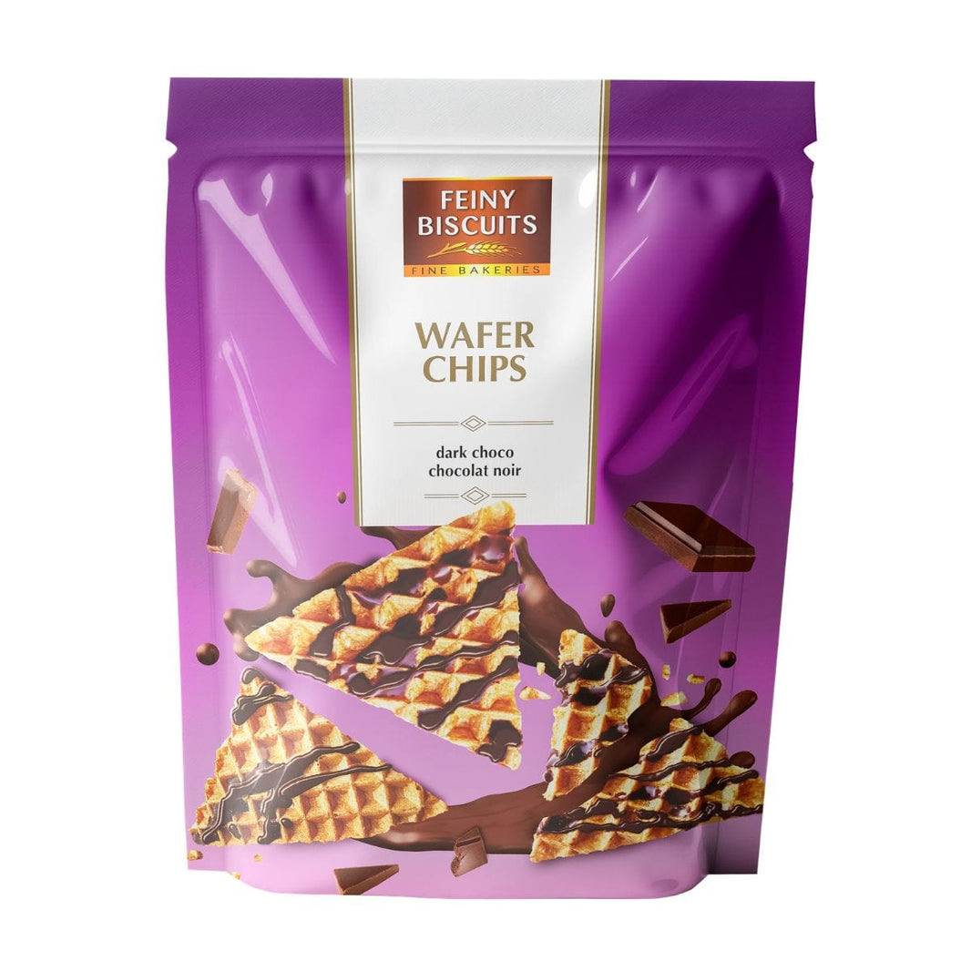 Feiny Wafer Chips Mørk Sjokolade 70g