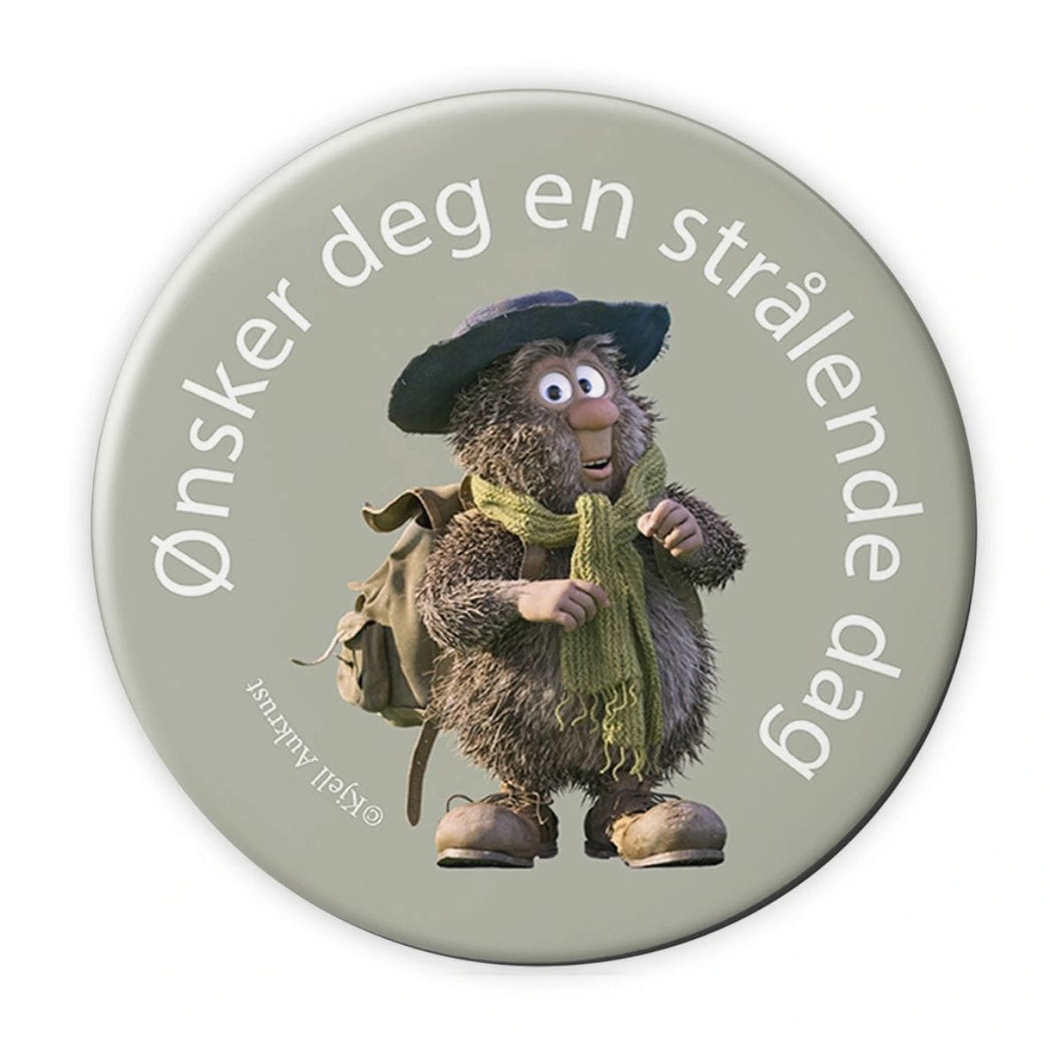 Flåklypa Magnet - Ønsker deg en strålende dag