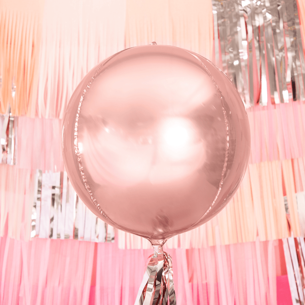 Folieballong ball- Rosegull
