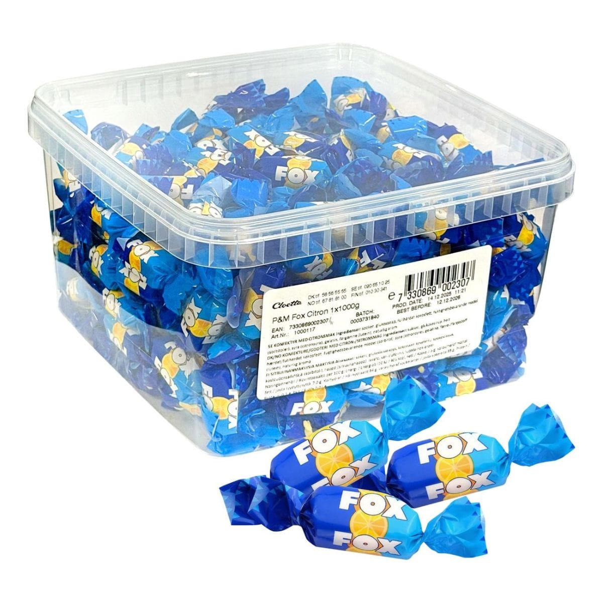 Fox Karameller Sitron 1kg