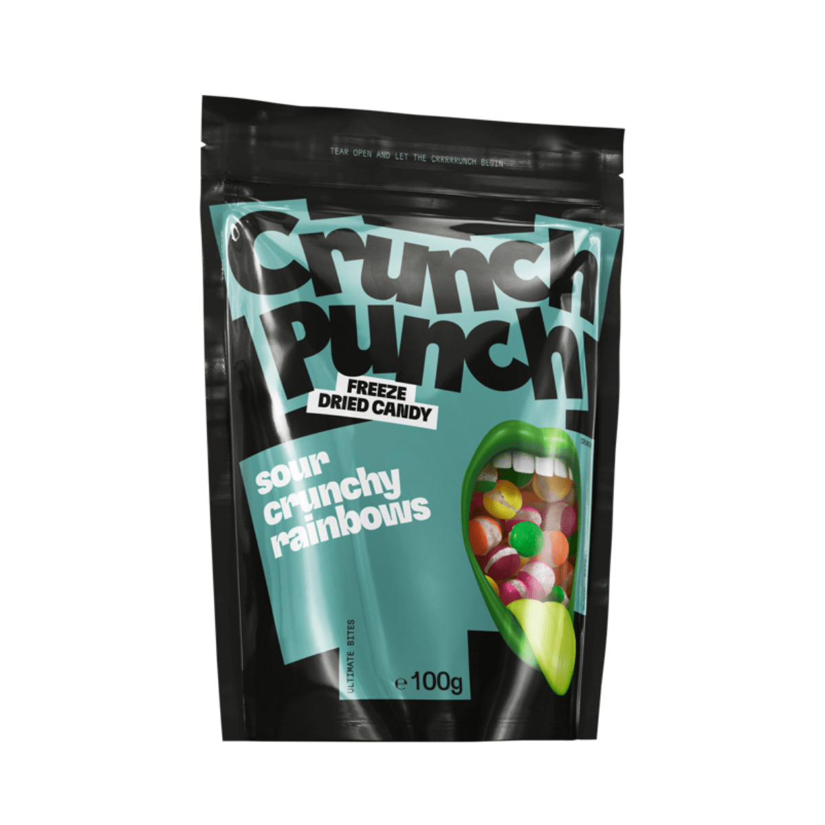 Freeze-Dried Crunch Punch Sour Crunchy Rainbows 100g