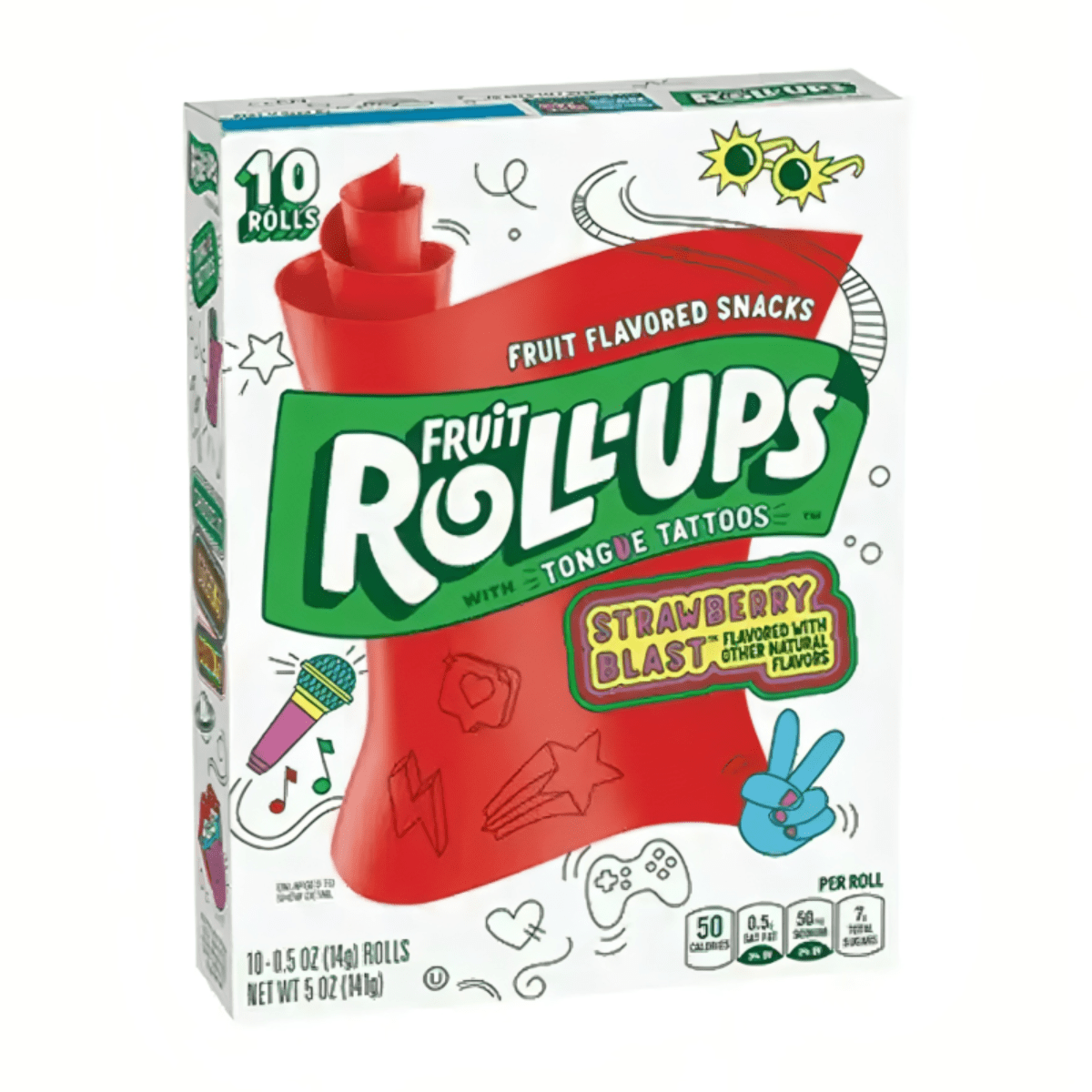 Fruit Roll-Ups Strawberry Blast 141g