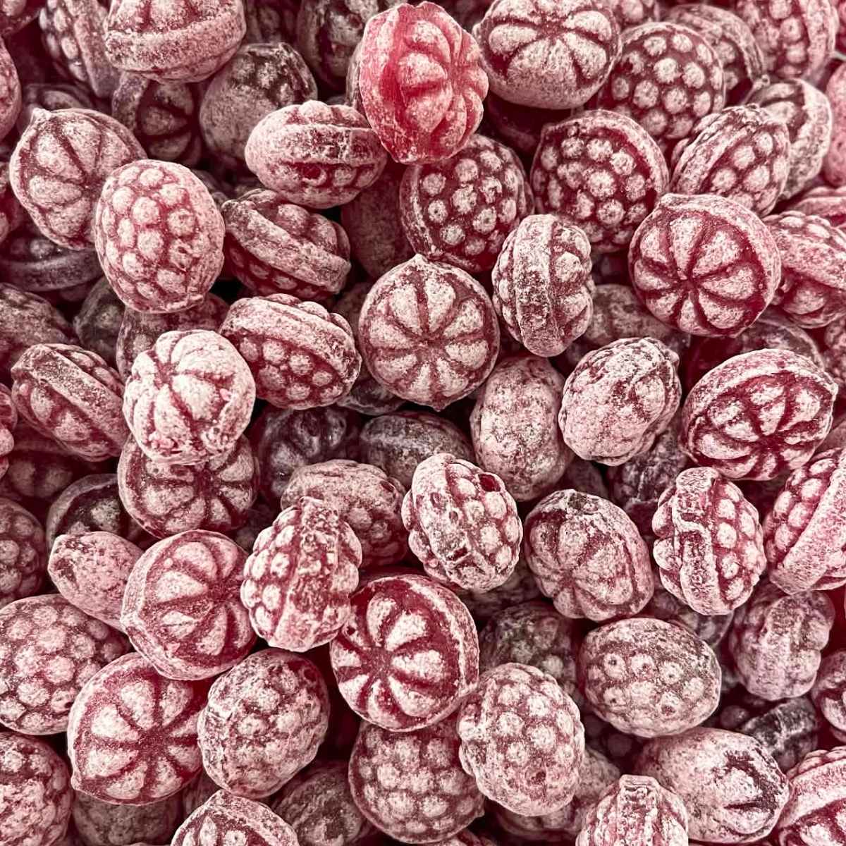 Gammeldagse Bringebærdrops 200g