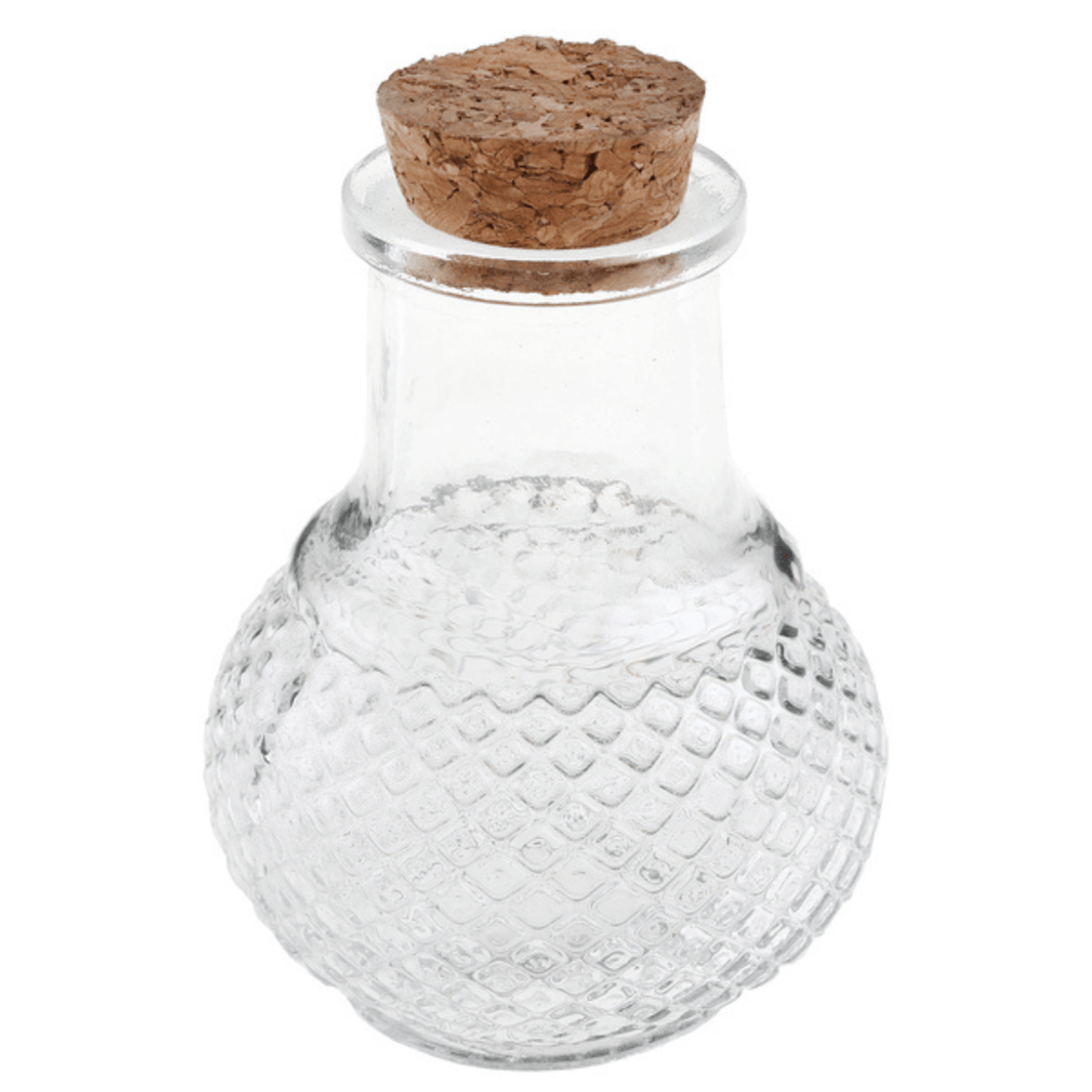 Glasskrukke Rund Vintage med Kork