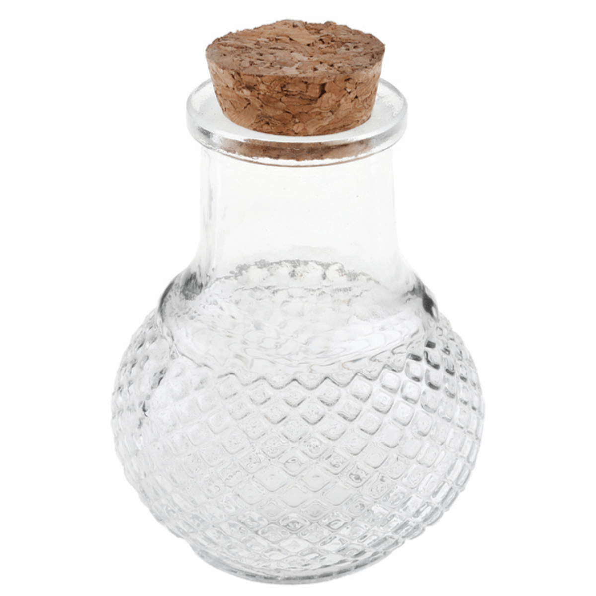 Glasskrukke Rund Vintage med Kork
