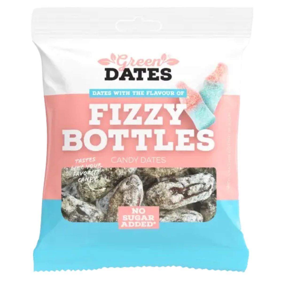 Green Dates - Fizzy Bottles Dadler 90g