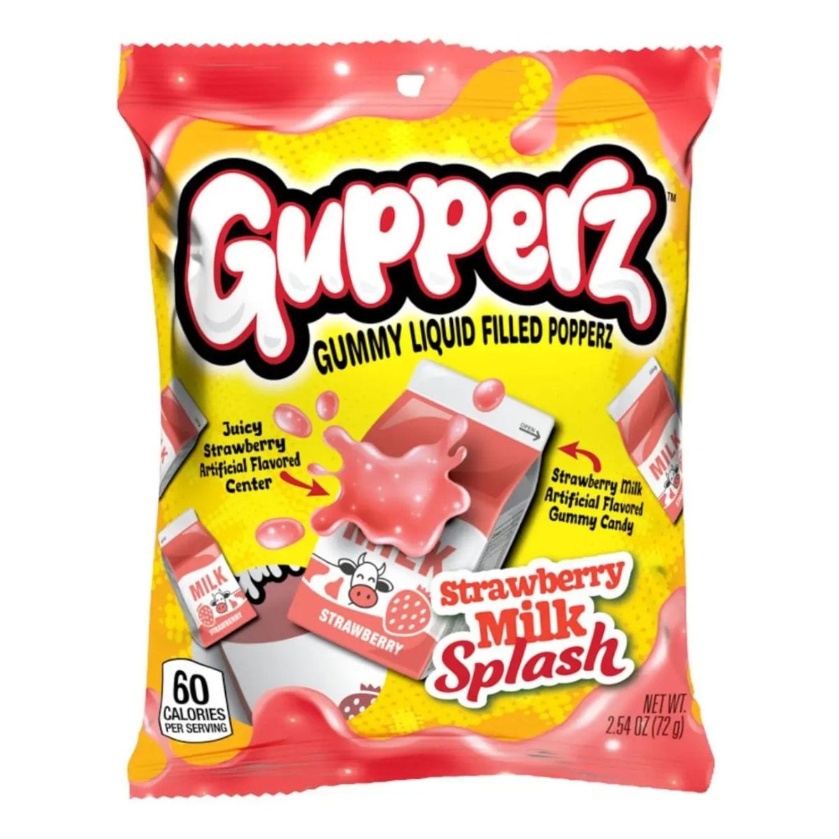 Gubberz Strawberry Milk Splash 72g