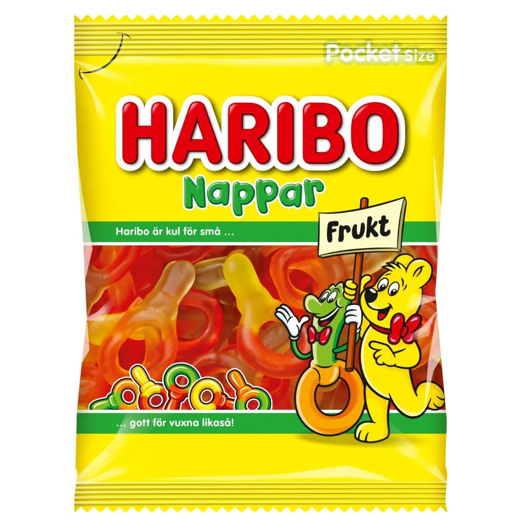 Haribo Nappar Frukt 80g