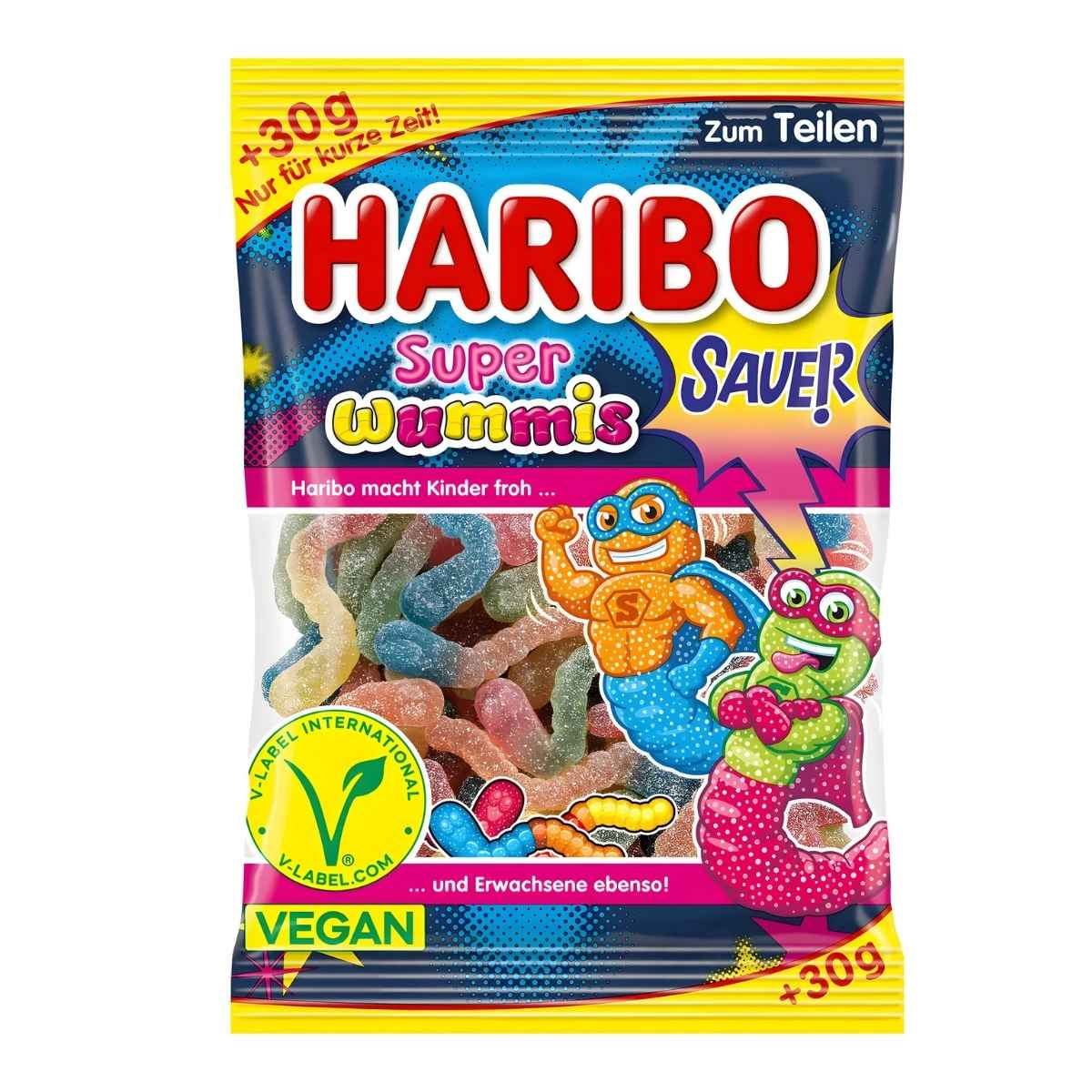 Haribo Super Wummis Sour 205g