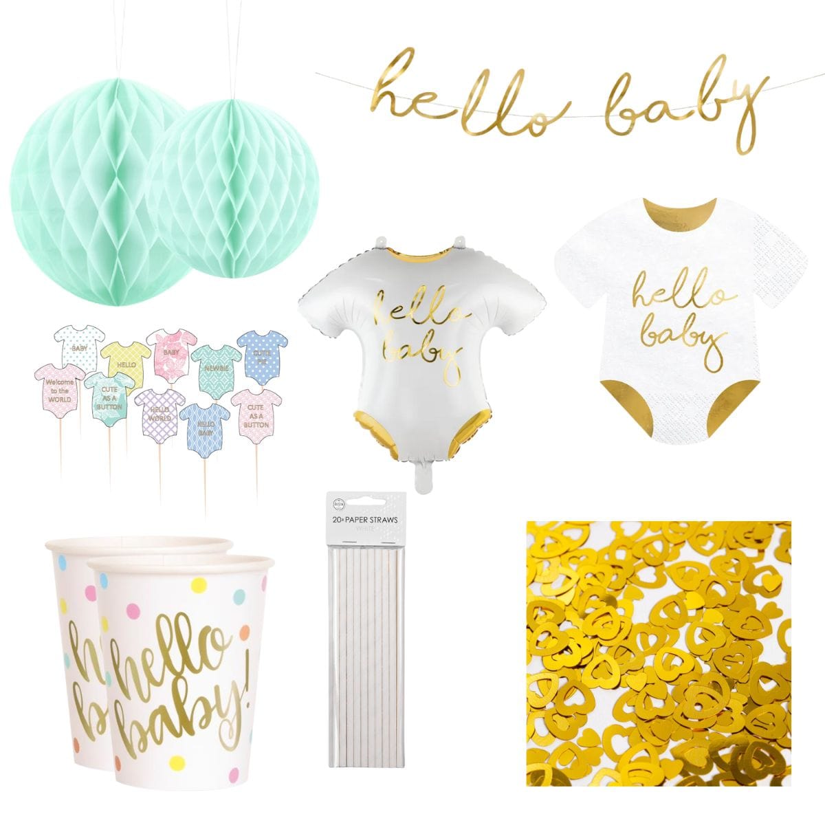 Hello Baby Sett 10 deler