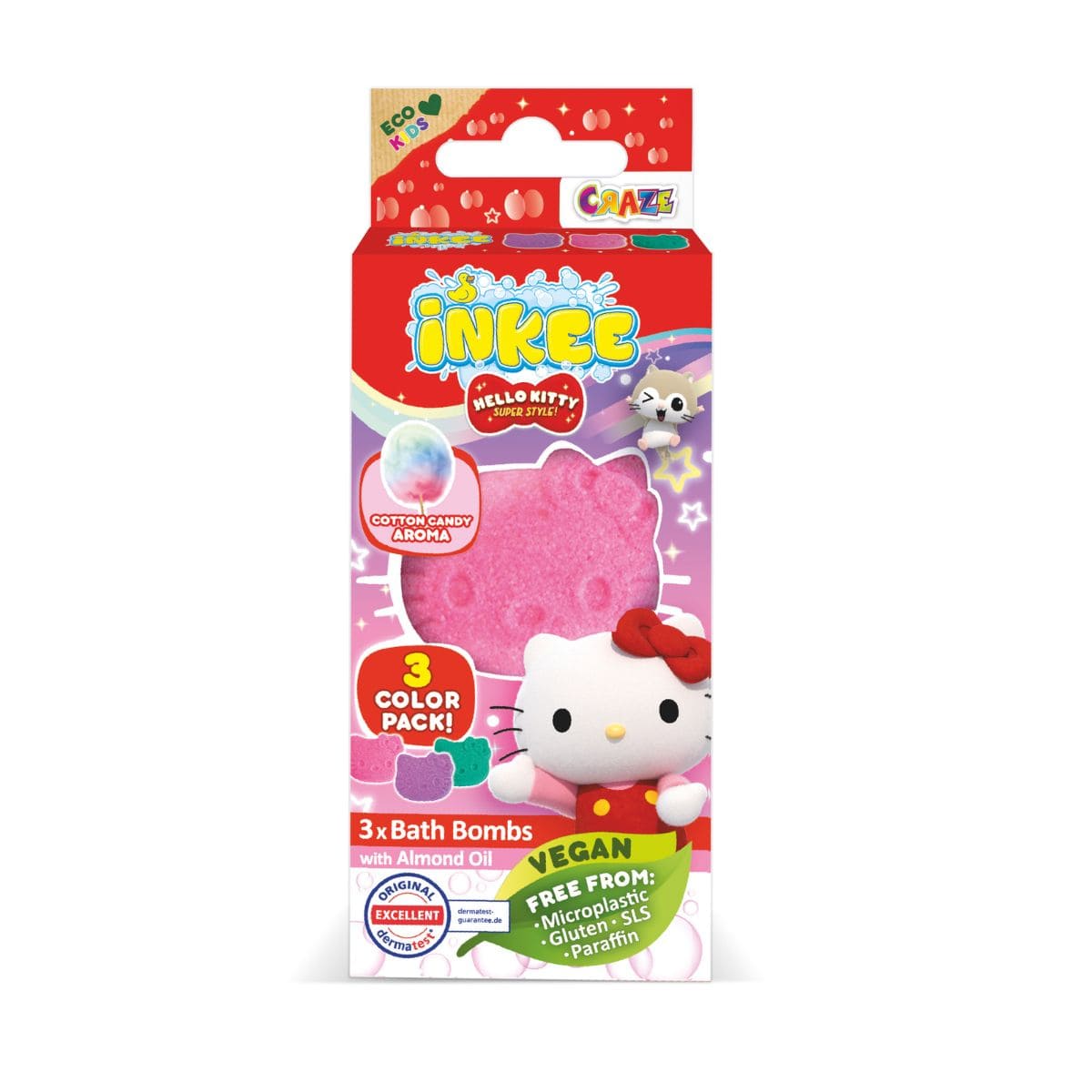 Hello Kitty Badebomber 3pk