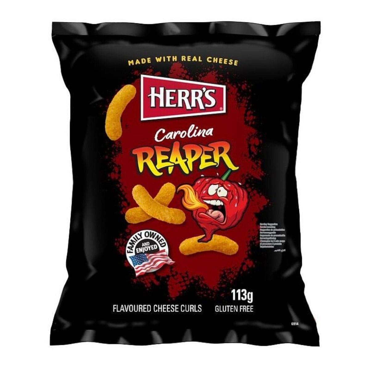 Herr's Carolina Reaper Cheese Curls 113g