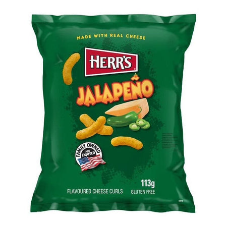Herr's Jalapeno Cheese Curls 113g
