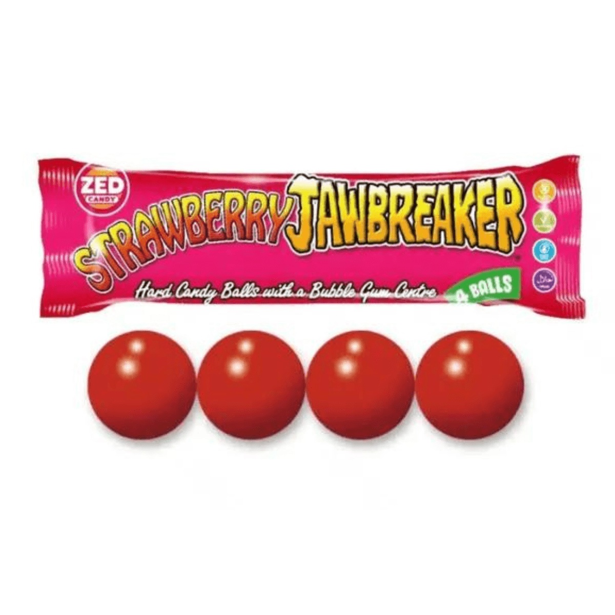 Jawbreaker Strawberry 4pk