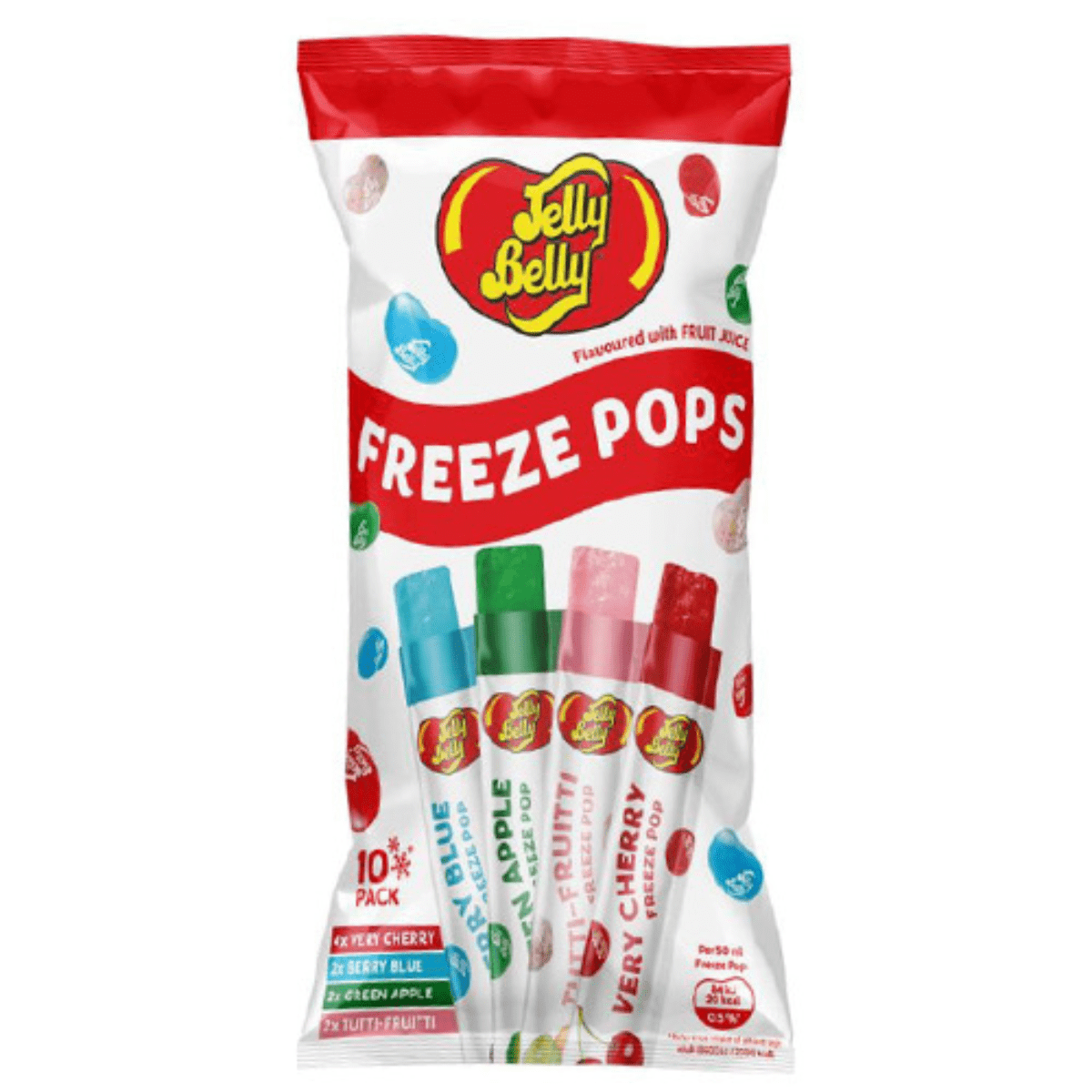 Jelly Belly Freeze Pops 10stk