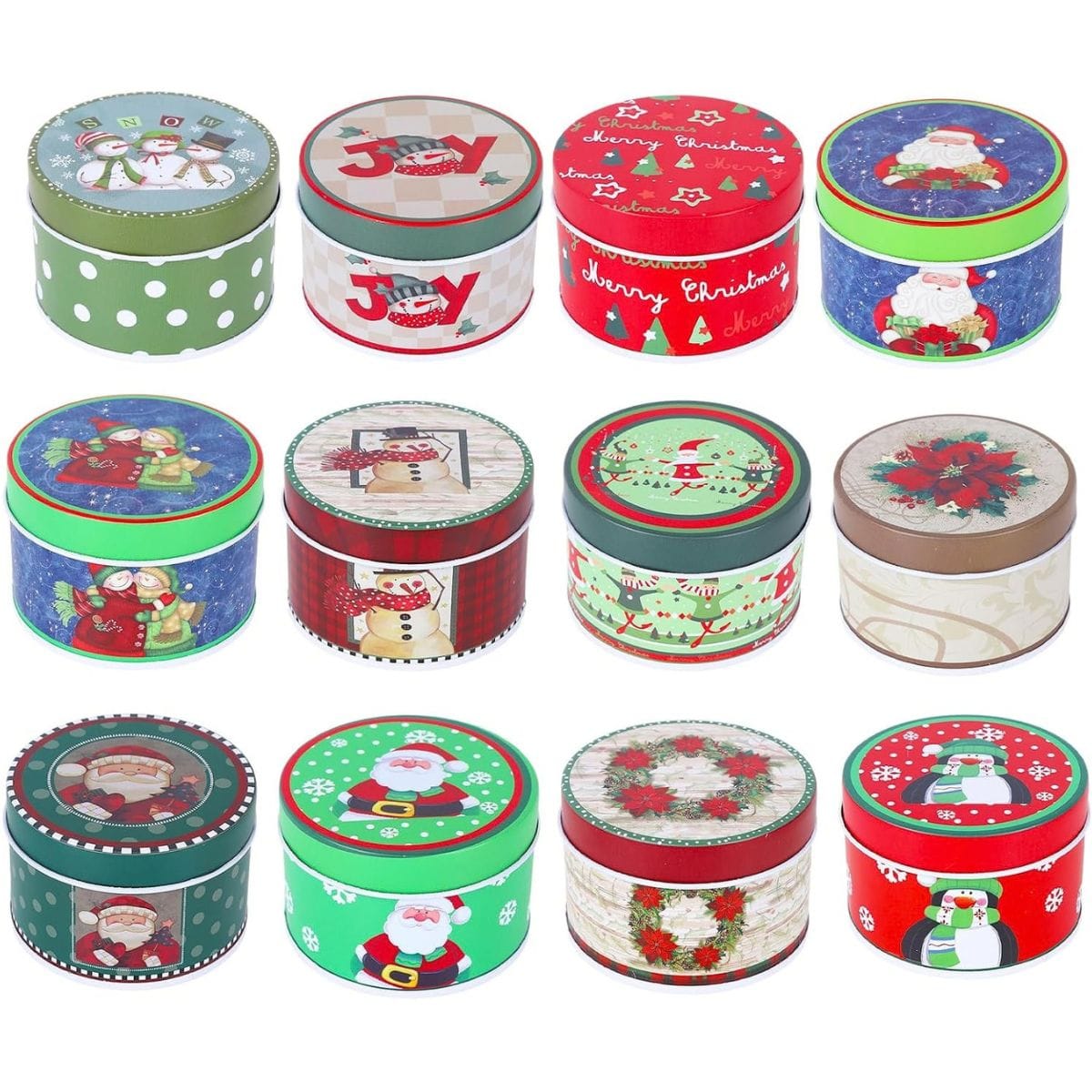 Juleboks Rund - Assorterte Motiver