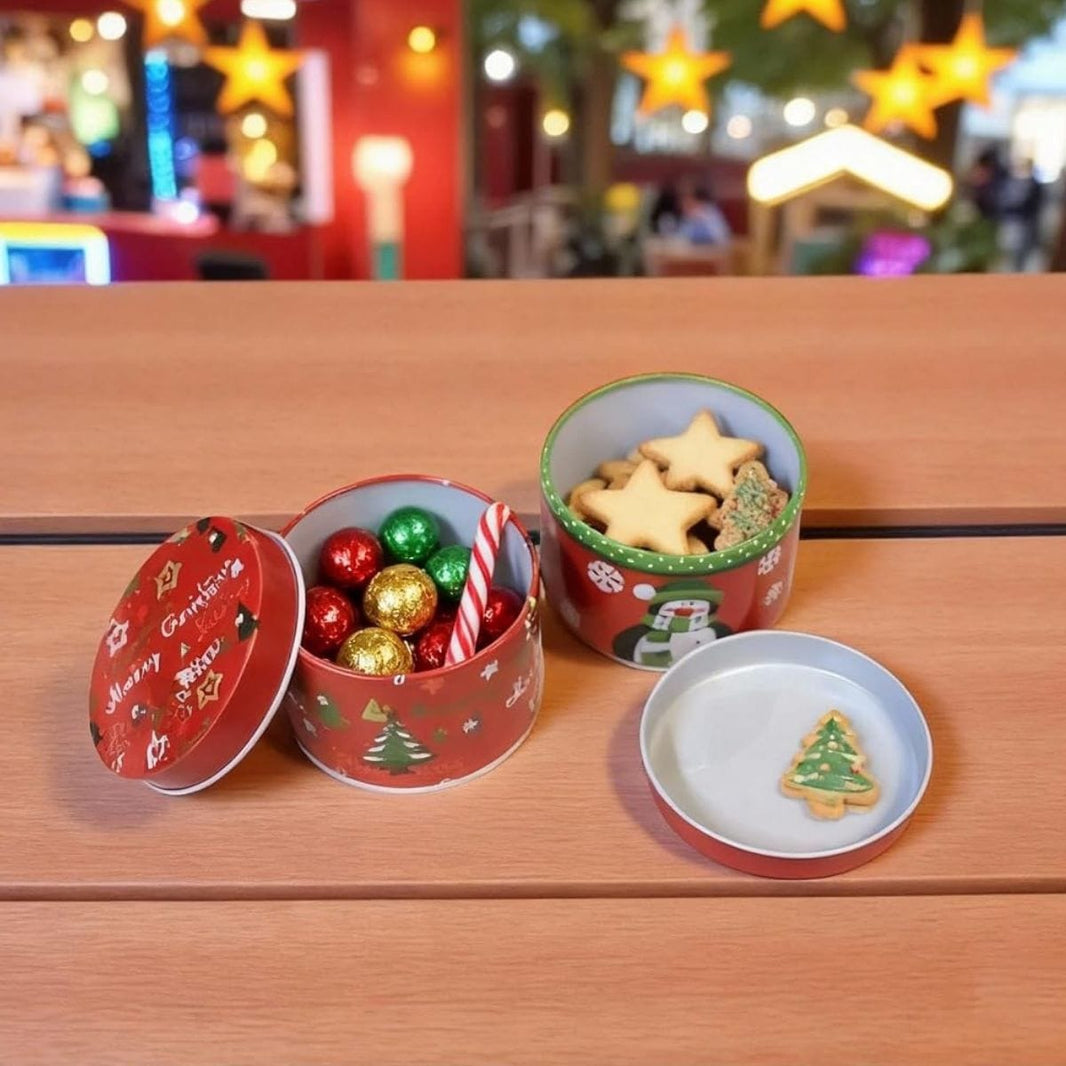 Juleboks Rund - Assorterte Motiver