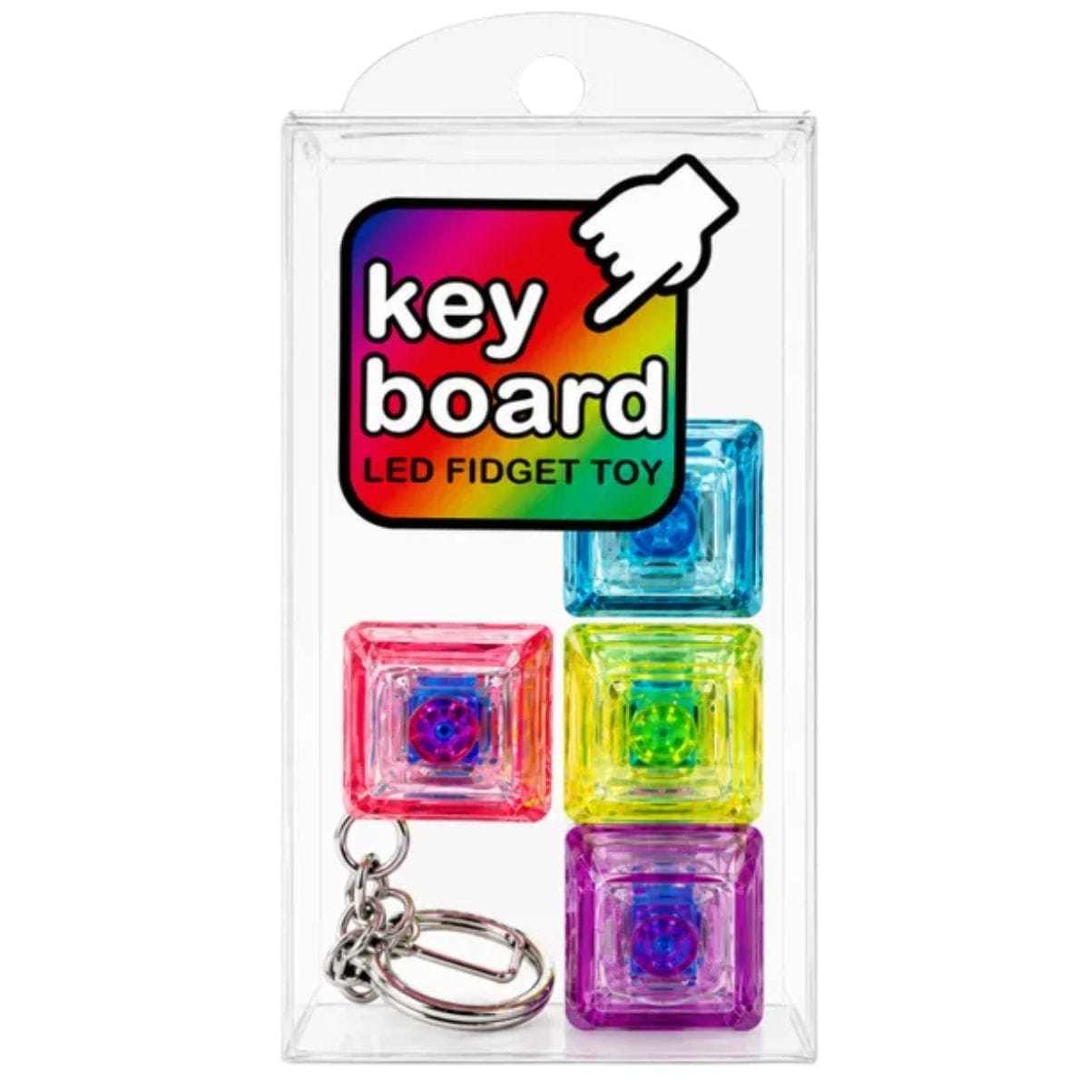 Keychain Led Fidget Keyboard