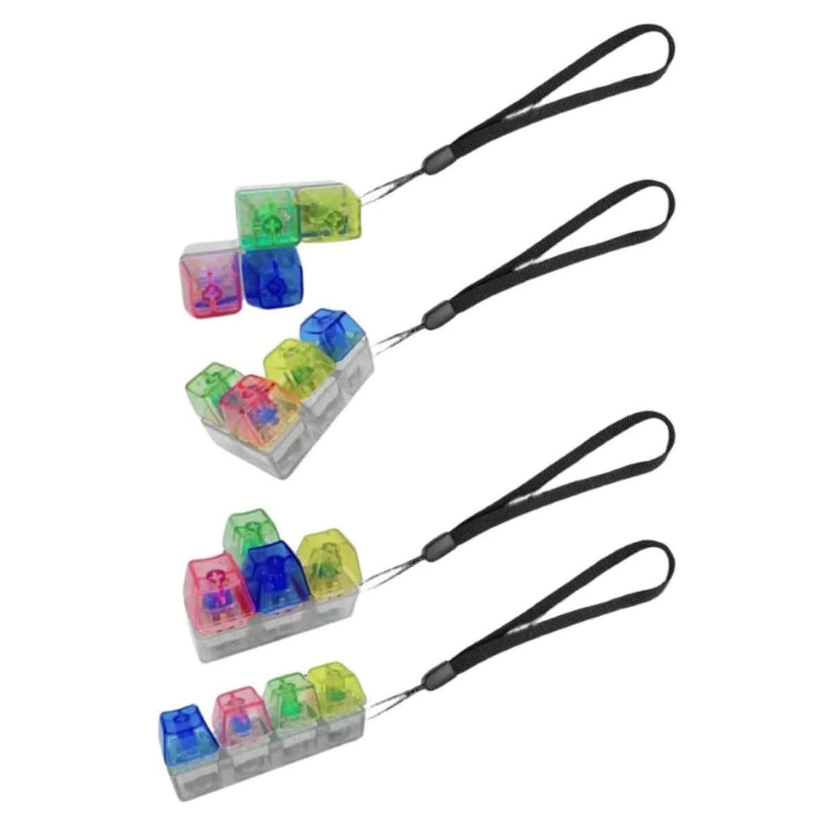 Keychain Led Fidget Keyboard