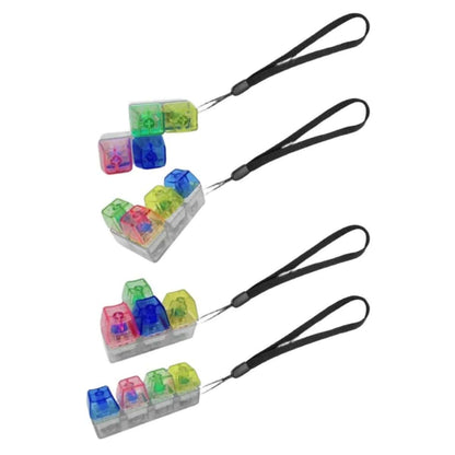 Keychain Led Fidget Keyboard