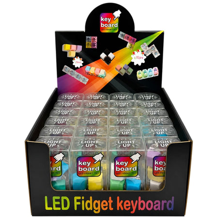 Keychain Led Fidget Keyboard