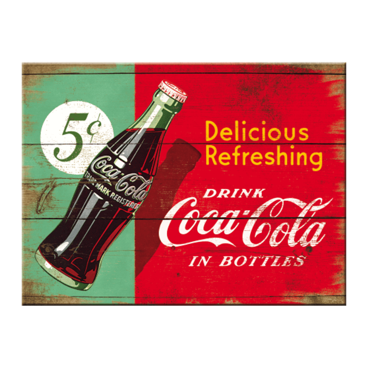 Kjøleskapsmagnet - Coca-Cola 1950 Ad