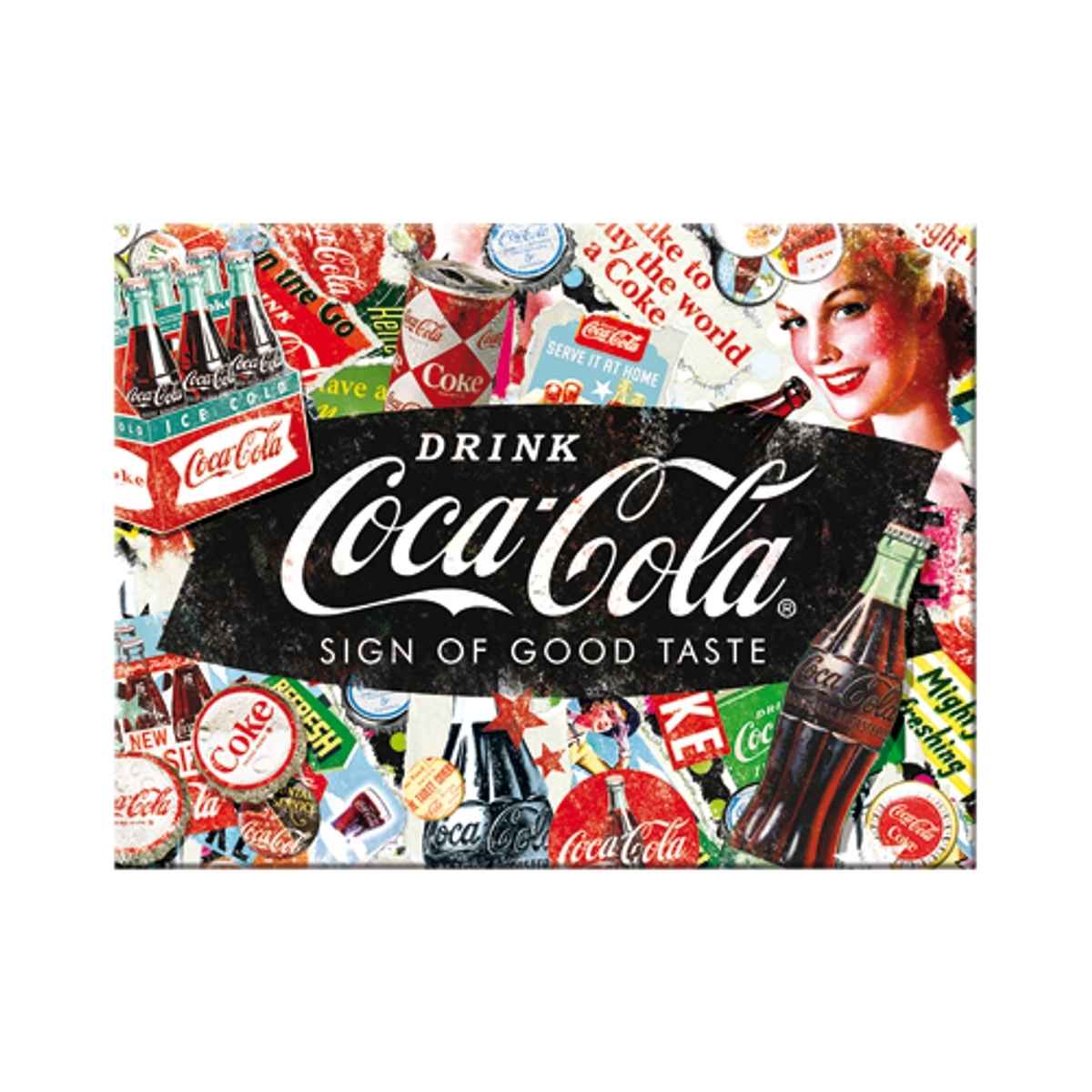 Kjøleskapsmagnet - Coca-Cola Collage