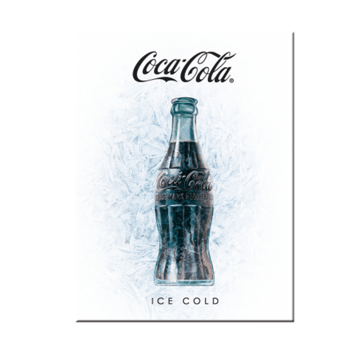 Kjøleskapsmagnet - Coca-Cola Ice White