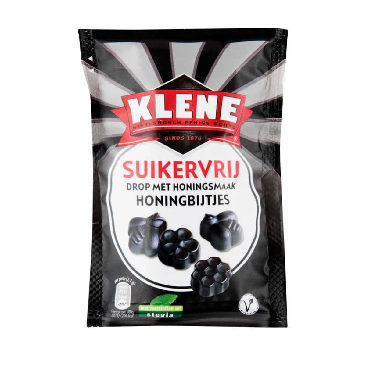 Klene Sukkerfri Lakris med Honningsmak 110g