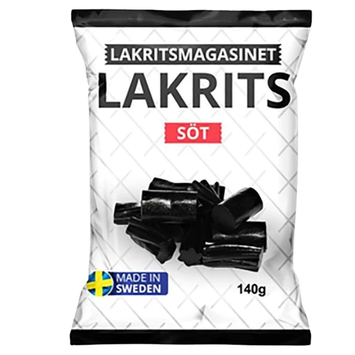 Lakritsmagasinet Søt Lakris 140g