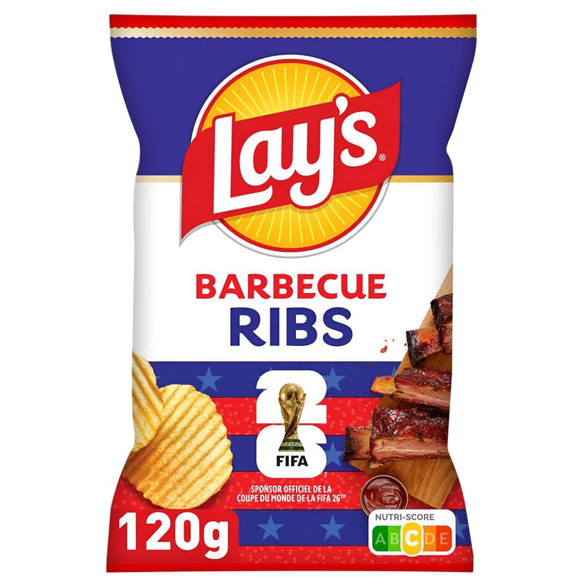 Lay's Barbecue Ribs Chips 120g
