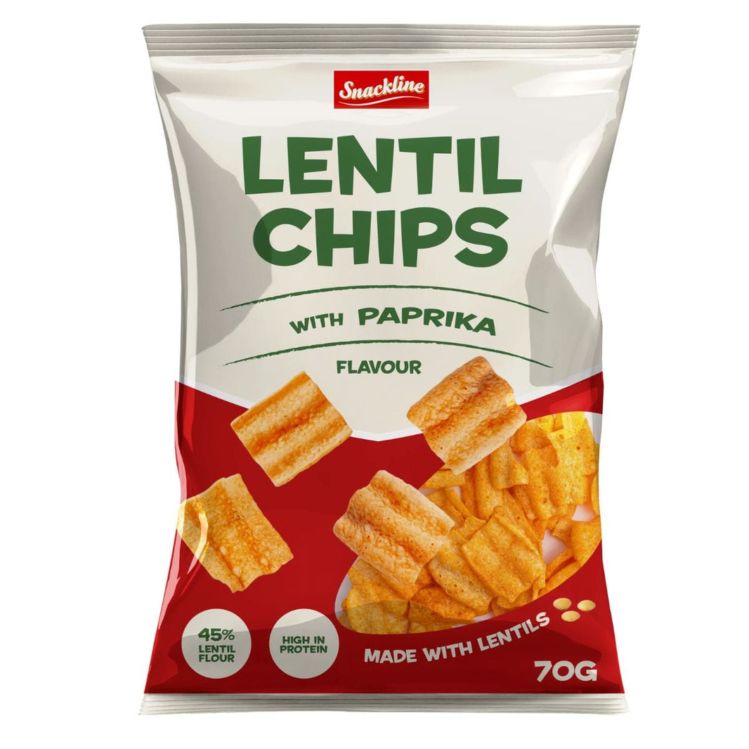 Lentil chips paprika 70g