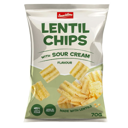 Lentil chips sour cream 70g