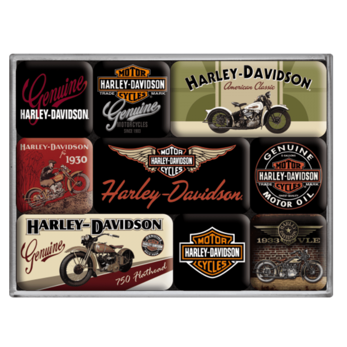 Magnetsett - Harley-Davidson Bikes