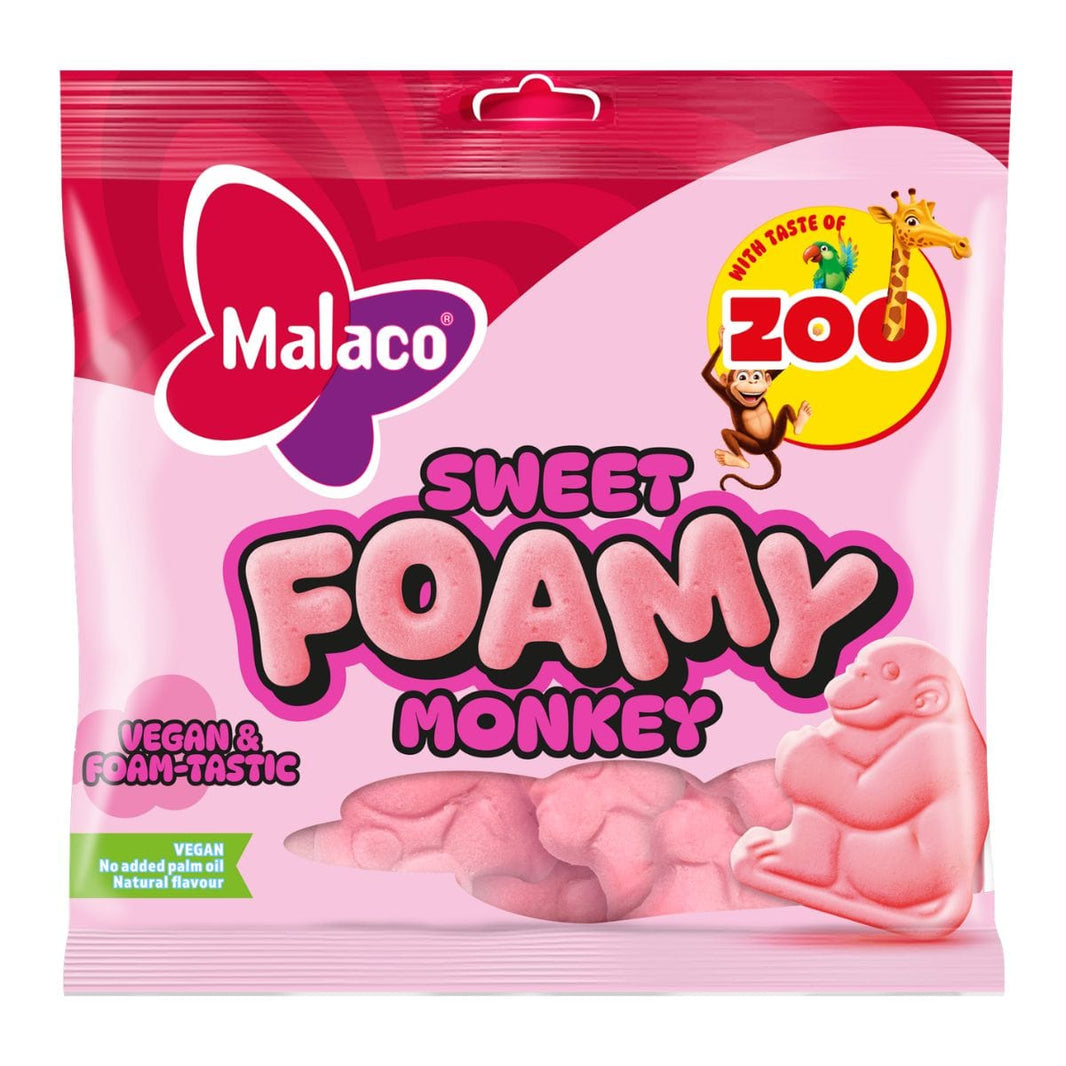 Malaco Zoo Sweet Foamy Monkey 115g