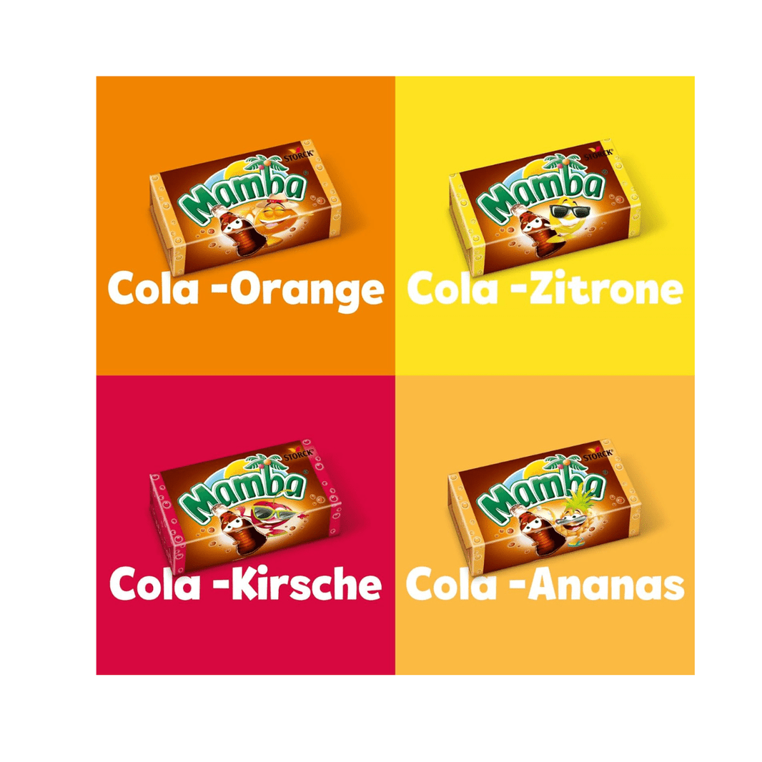 Mamba Cola & Friends 4-pack 106g