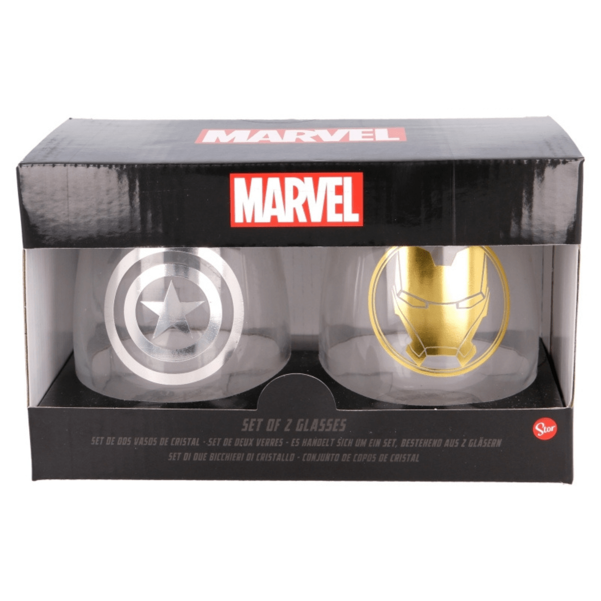 Marvel Avengers Glass 2pk