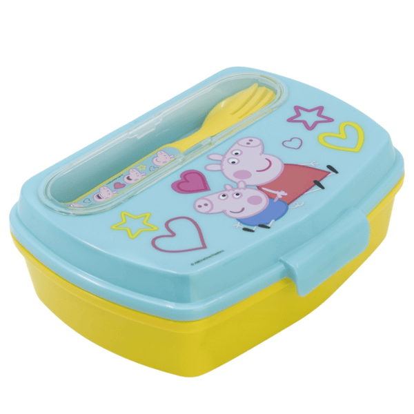 Matboks m/bestikk Peppa Gris
