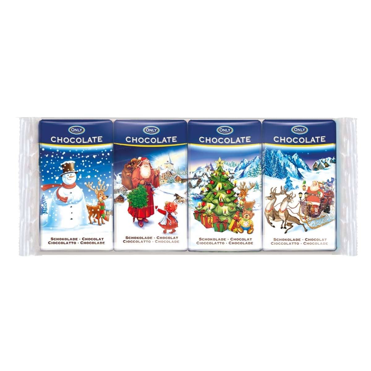 Melkesjokolade Jul 4pk