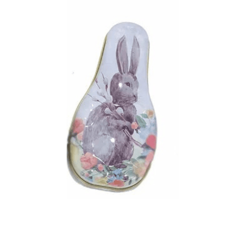Metallboks Harepus Blomster