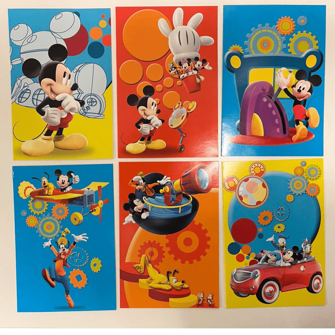 Mickey Mouse Clubhouse - Kort 6 stk