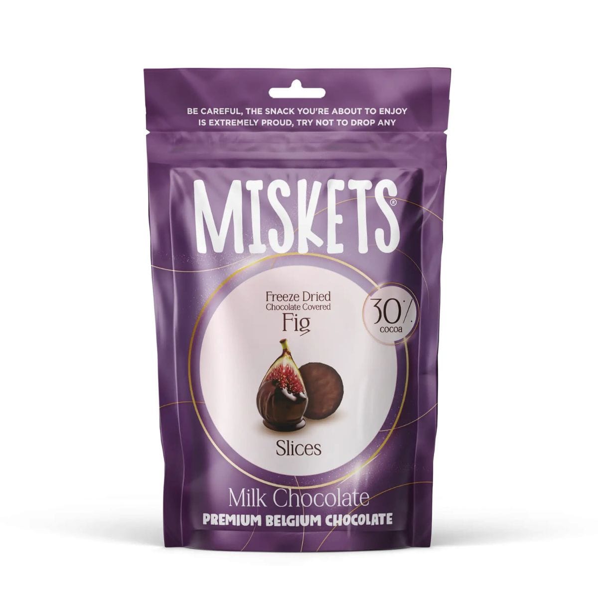 Milk Chocolate Covered Freeze Dried Fig 80g