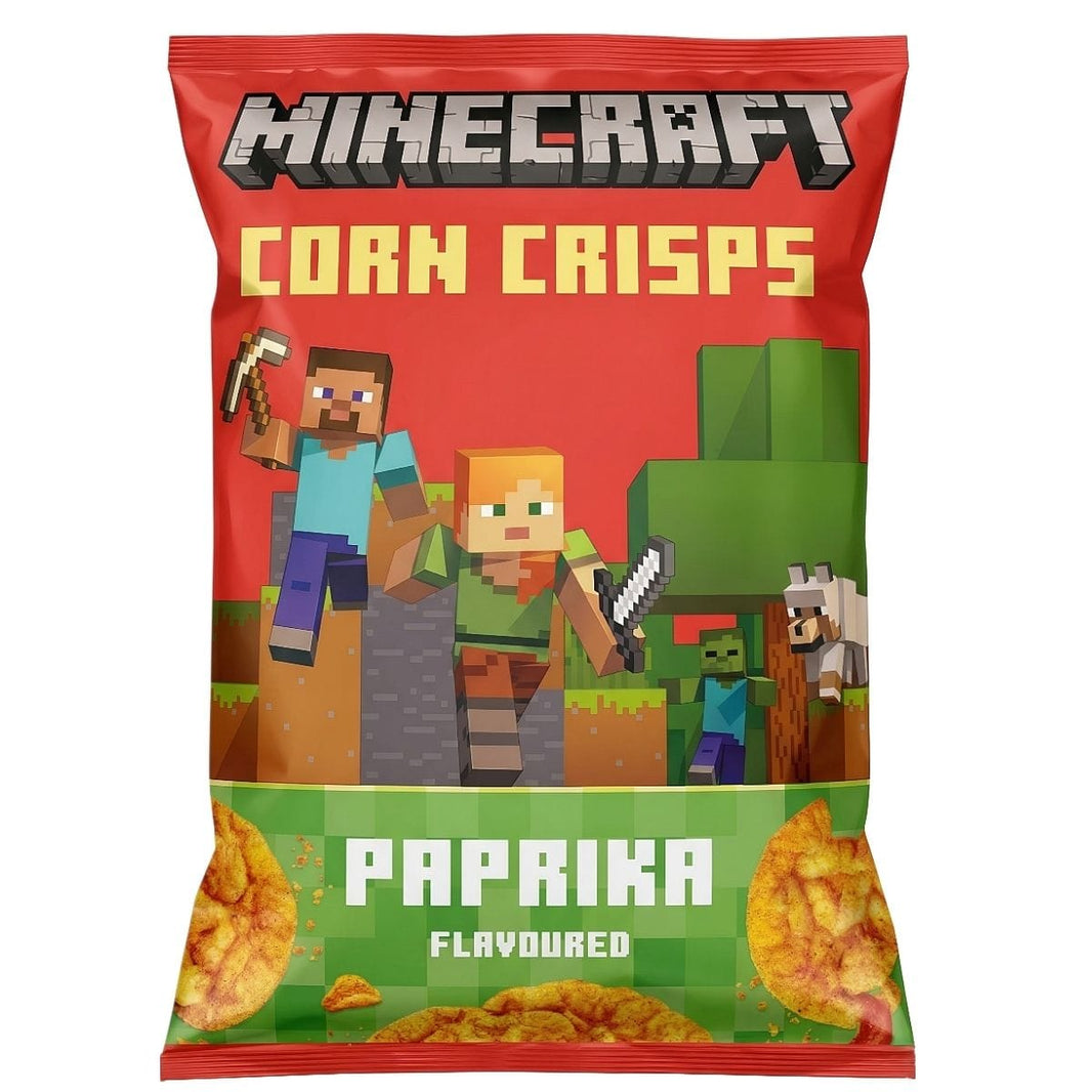 Minecraft Corn Chips Paprika 60g