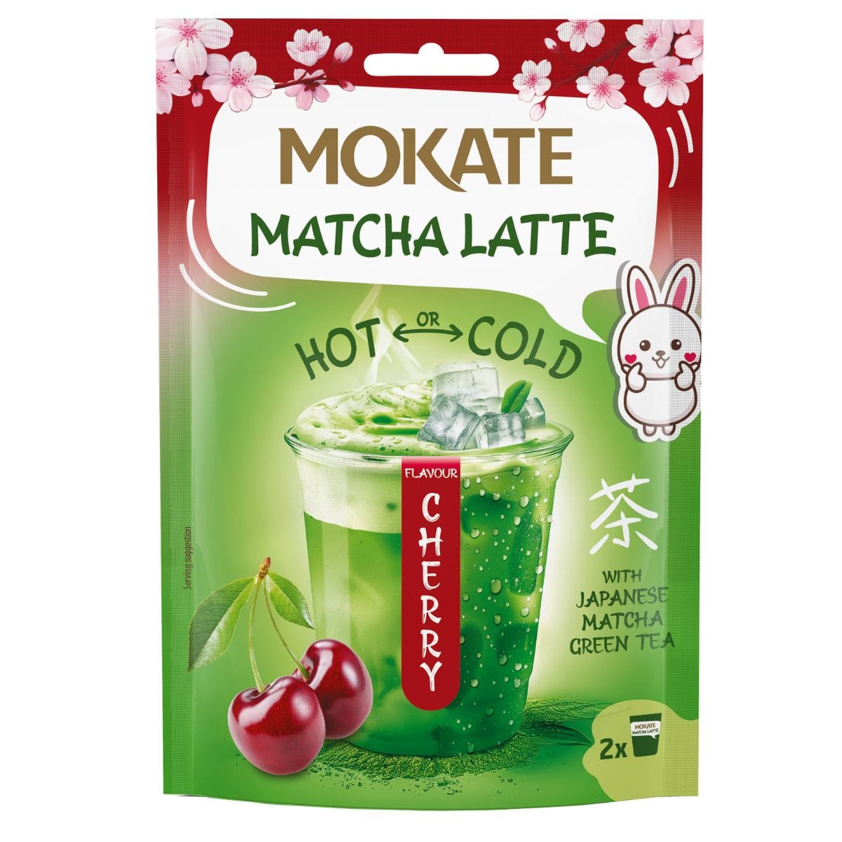 Mokate Matcha Latte Cherry 40g