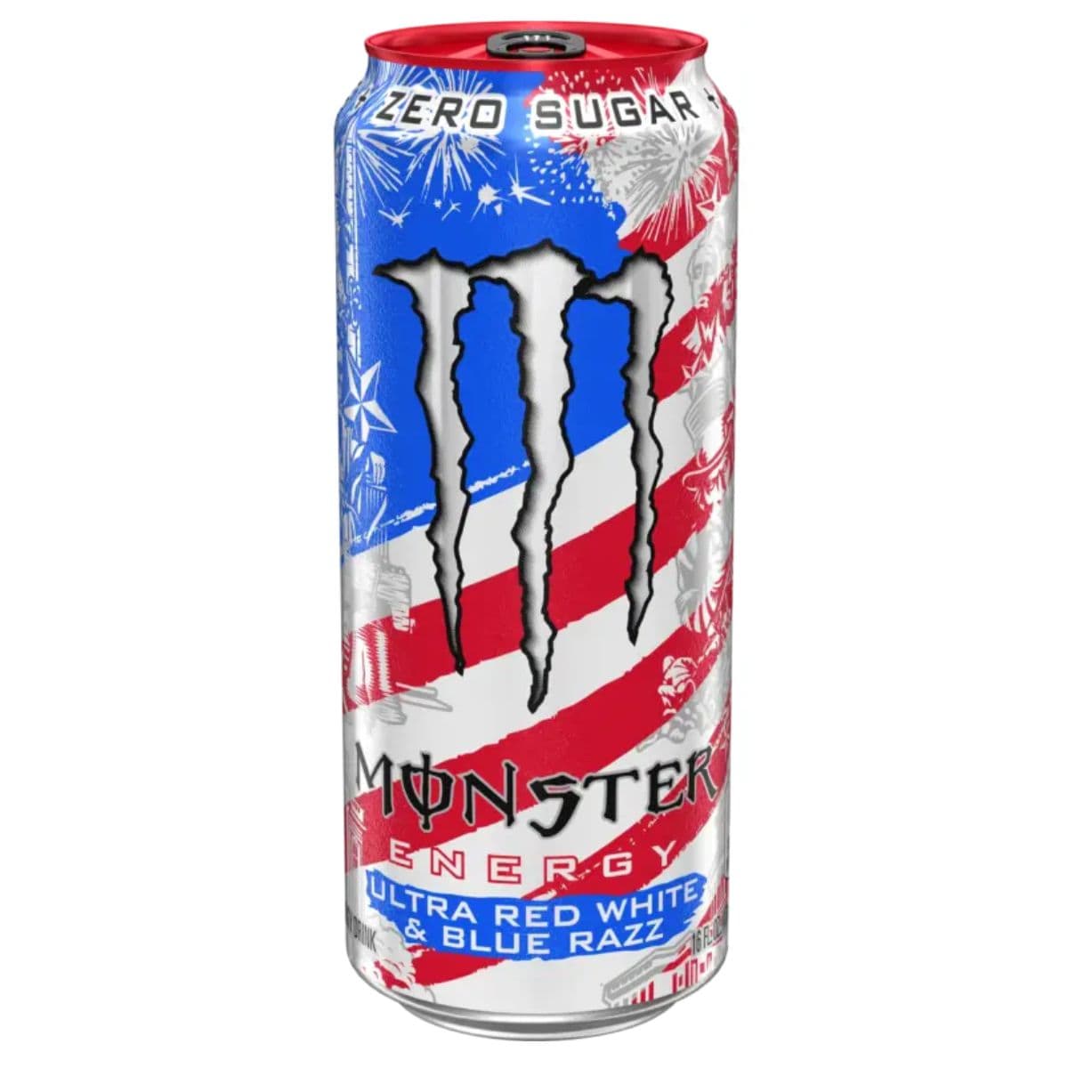 Monster Energy Ultra Red White & Blue Razz 473ml (USA)