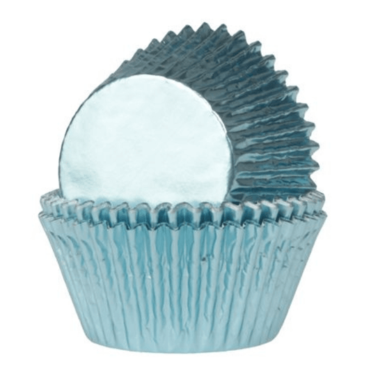 Muffinsformer Folie Babyblå 24 stk